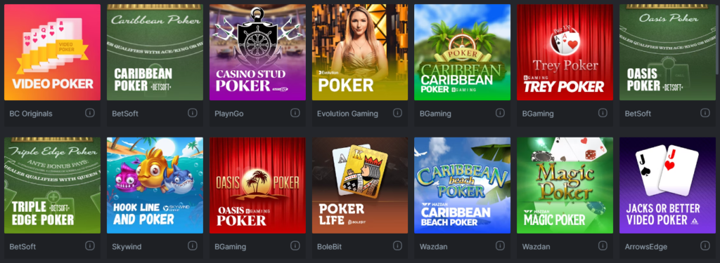BC.Game онлайн-покер — это игра мастерства, блефа и удачи, которая может быть очень полезной.